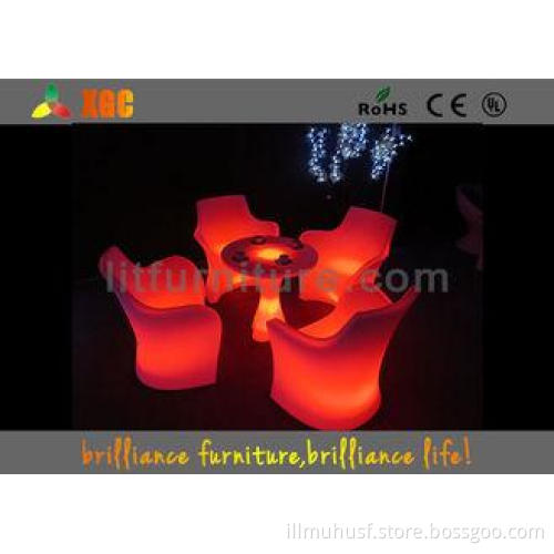 16 Colors Changeable Modern LED Lighting Furniture , Led Ba